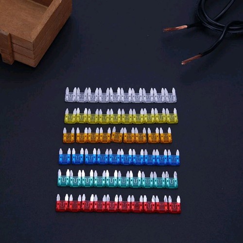 120 pcs Mini Bike Fuse Blade Fuses Boxed Assorted Car Van Set 5 10 15 20 25 30A - Picture 3 of 8