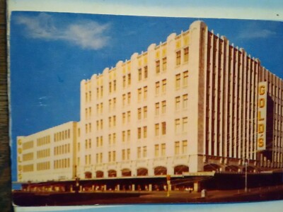 VINTAGE POST CARD GOLD'S OF NEBRASKA