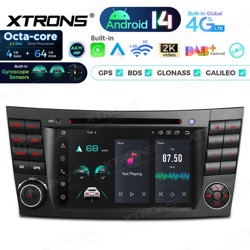 Android 14 8Core 64G Car DVD Player GPS Stereo Radio For Mercedes Benz W211 W219
