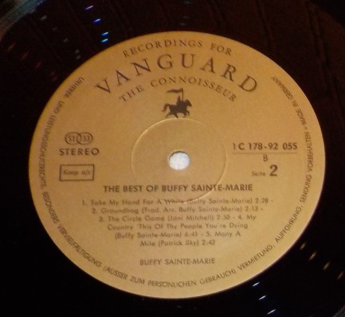Buffy Sainte Mare 2xLP "The Best Of" VANGUARD NM VG++ to VG++ GERMAN Import BX4 - Picture 5 of 7