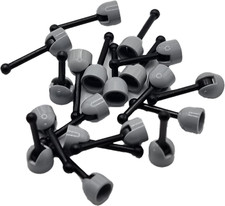 LEGO City Auto Kran Eisenbahn hebel hellgrau schwarz  / 20 Stück