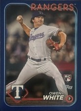 2024 Topps Base Set Series 1#5 Owen White Royal Blue