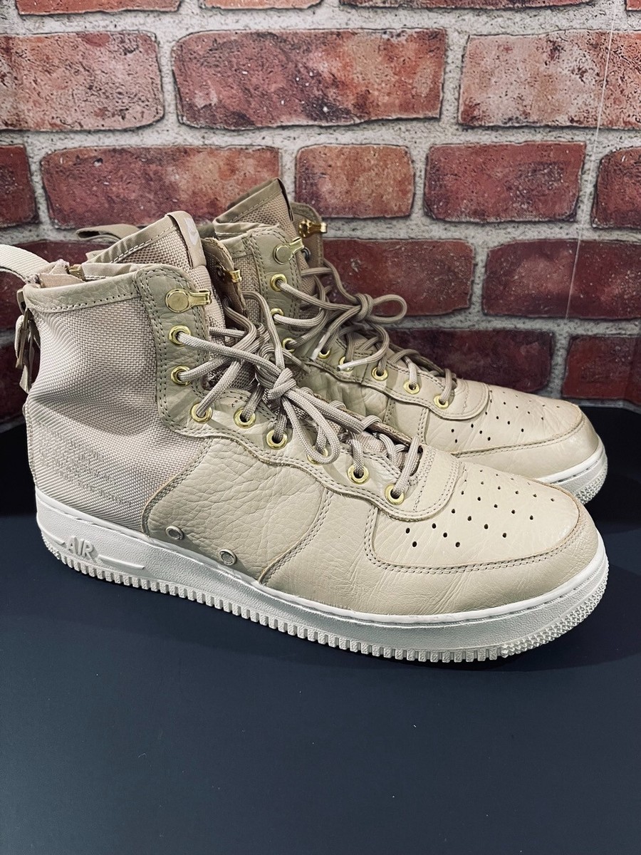 Nike Air SF AF1 Mid Mushroom Light Bone Shoes 917753-200 VF Nike Air SF AF1 Mid Mushroom Light Bone Shoes 917753-200 VF