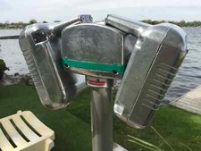 1960s Mark II Drive-In Movie Car Show Prop Speaker Casting Set With Junction Box