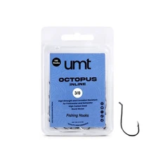 100 Pack 3/0 Octopus Inline Fishing Hooks for Saltwater and Freshwater