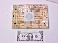 Georges Briand Mid-Century Modern Mosaic Tile Tray  8.25" X 6"