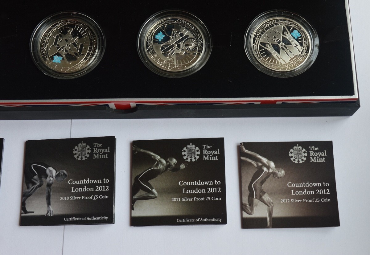 2012 OLYMPICS COUNTDOWN PIEFORT £5 銀貨 2012 OLYMPICS COUNTDOWN PIEFORT £5 銀貨