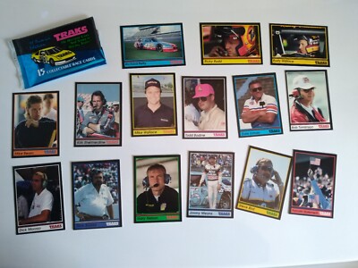 Track Ricky Rudd Card Lot Of 15 Vintage Tracks 1991 Nascar Trading Cards Richard Petty, Ricky ...