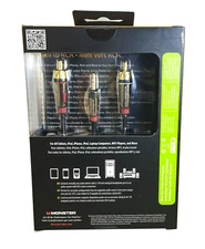 Monster Cable iCable 1000 Stereo Mini to RCA Cable for iPod, iPhone, Smartphones