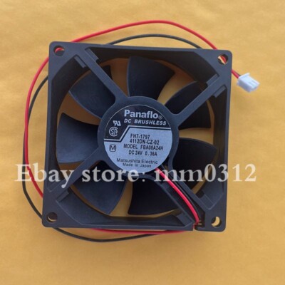 1PCS FBA08A24H 8025 DC24V 0.36A 8CM 2-Wire Inverter Cooling Fan