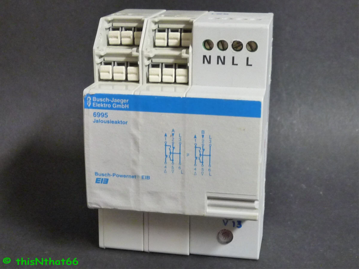 Busch-Jaeger 6995 EIB KNX Powernet Jalousieaktor REG 2x2-fach | eBay