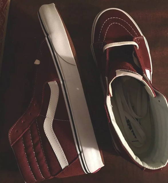 vans old skool madder brown true white