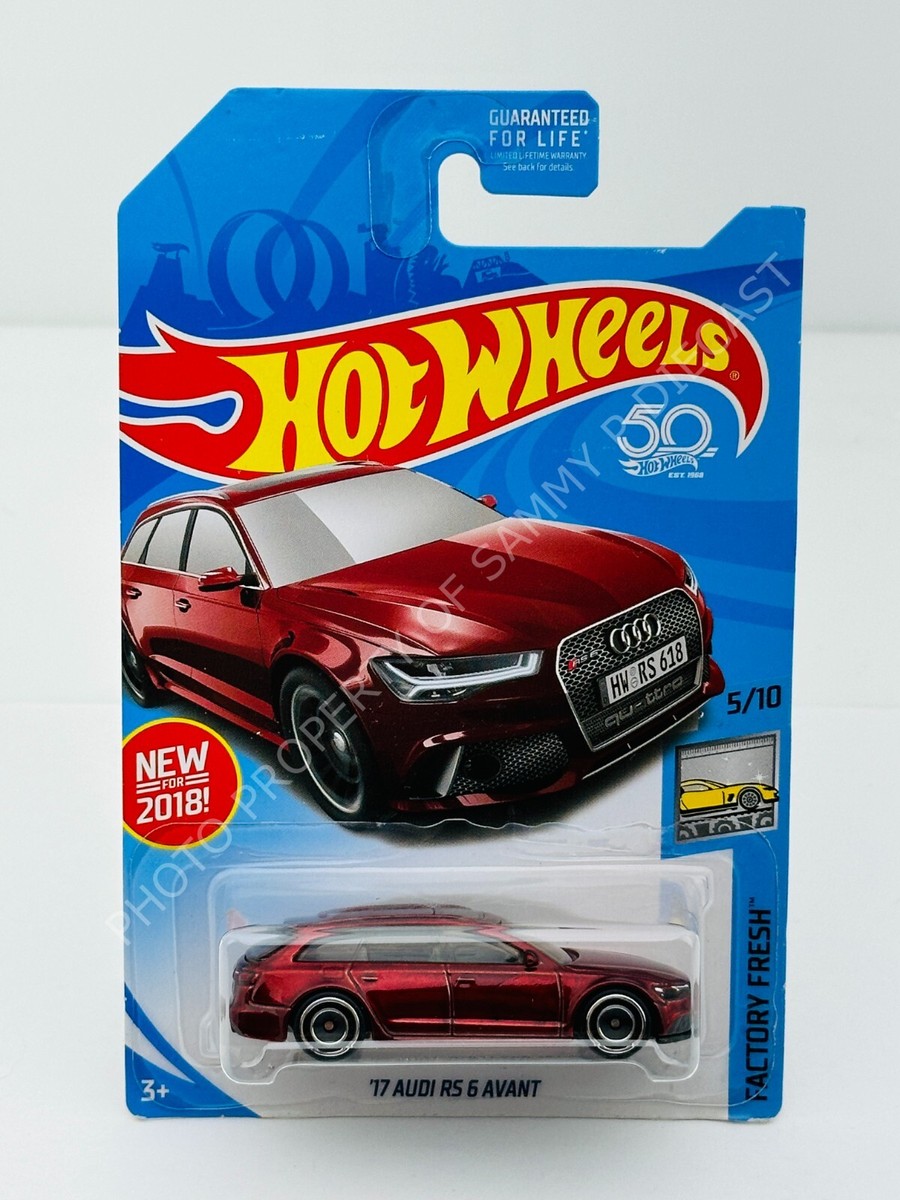 ホットウィールスーパートレジャーハン Audi RS6 *LOOSE* Hot Wheels 2018 SUPER Treasure Hunt '17 AUDI RS 6 AVANT Red NEW in