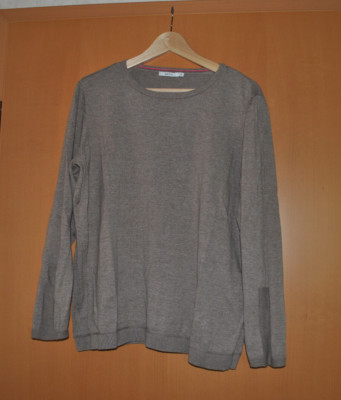 Cecil Pullover in Gr. XL in der Farbe Taupe/Dark Taupe