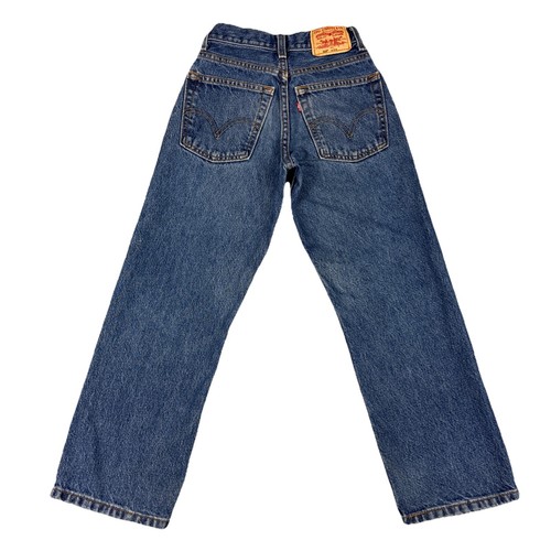 Levi 569 Jeans Youth 10 Slim Loose Fit Straight Leg Boys Blue Denim School Play - Picture 8 of 13