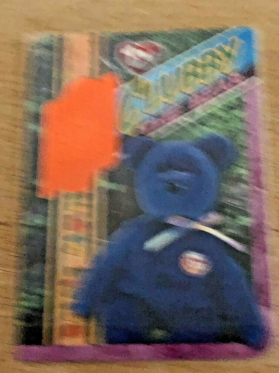 BEANIE BABY CARDS Series 4, S4, RETIRED ORANGE CLUBBY, M/NM, 1999