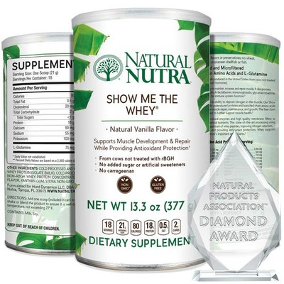 Grass Fed Vanilla Show Me The Whey Protein Source Powder Enhance Digestion, I...
