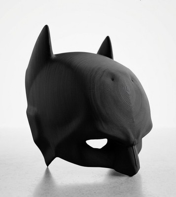 Batman Half Face Mask, high quality durable plastic halloween style mask