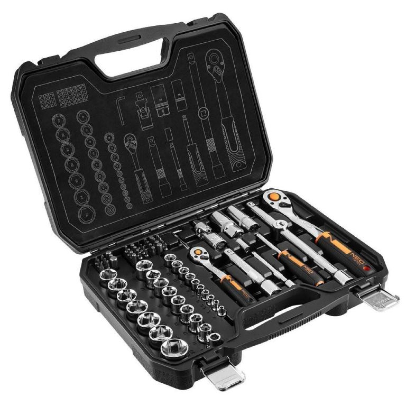 Set de Conectores Neo Tools 10-054 1/4" 1/2" - Imagen 2