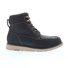 Dunham Brisco Waterproof Lace Up Mens Brown Extra Wide 4E Boots