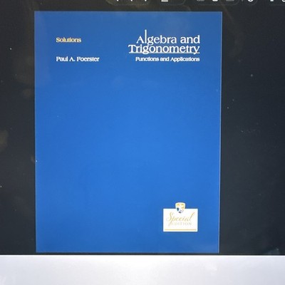 Answers PDF Teachers Prentice Hall Classics Algebra & Trigonometry Foerster