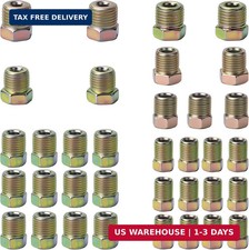Brake Line Fittings Kit-35 Pcs Brake Line Nuts Assortmentinclude 19 Pcs 316