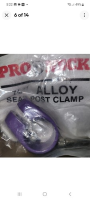 #ad .... GREAT DEAL.... NOS OLD SCHOOL PRO NECK SEAT CLAMP IN BAG $120.00