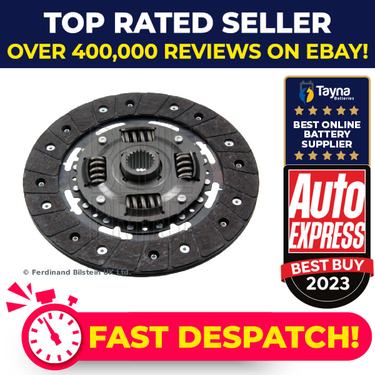 Clutch Centre Plate 200mm ADT33176 Blue Print Friction 312500D030 312500D060 New
