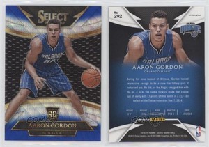 2014-15 Panini Select Courtside Blue & Silver Prizm Aaron Gordon #292 Rookie RC