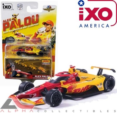 IXO IND64029 1:64 2025 #10 ALEX PALOU DHL (INDY 500 RACE WINNER CAR) NTT INDYCAR