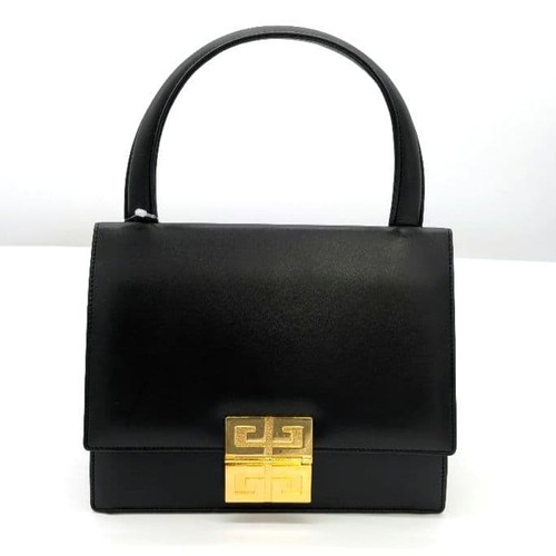 Givenchy Women Bag Vintage Leather Handbag Black VHTF Designer Collection Popula