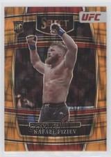 2022 Panini Select UFC Concourse Orange Flash Prizm Rafael Fiziev #41 5j8
