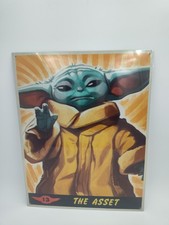 Star Wars Mandoalorian Grogu Metal Tin Sign Vintage Style Collector 12.5inx16in