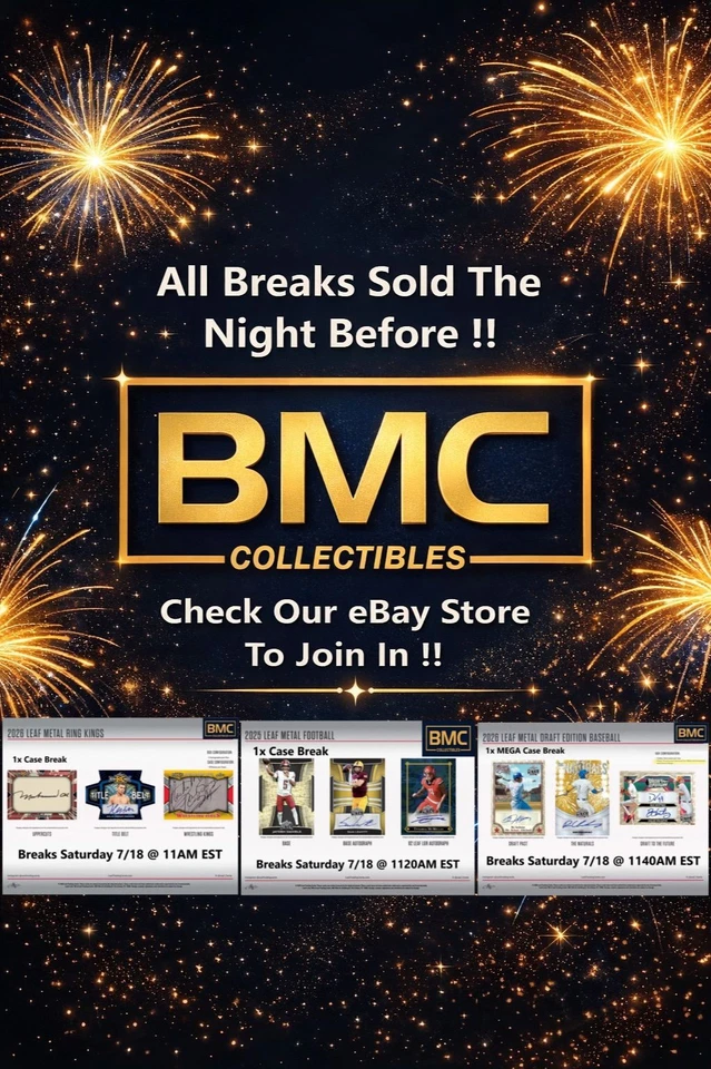 BMC Collectibles Pre-Sold Breaks 7/18