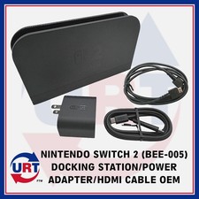 NINTENDO SWITCH 2 BEE-005 DOCKING STATION/POWER ADAPTER/HDMI CABLE OEM