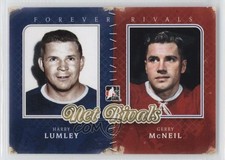 2012-13 ITG Forever Rivals Series Net Harry Lumley Gerry McNeil #NR-07 HOF 2d8