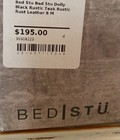 Bed Stu Women’s Shoes Size 8 Dolly Black Rustic Rust Leather New In Box — photo 5
