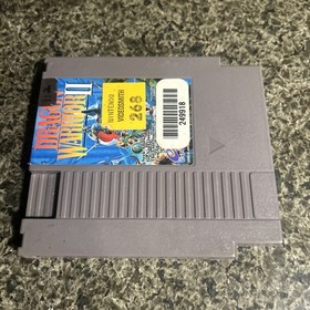 Dragon Warrior II 2 (Nintendo NES) Cartridge and Original Dust Cover
