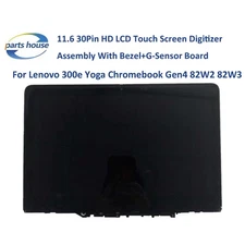 For Lenovo 300E Yoga Chromebook Gen 4 Lcd Touch Screen Bezel HD 11.6" 5D11C95910
