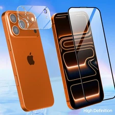 Tempered Glass Screen For iPhone 17 Pro Max Air 17 Camera Lens Protector Flims