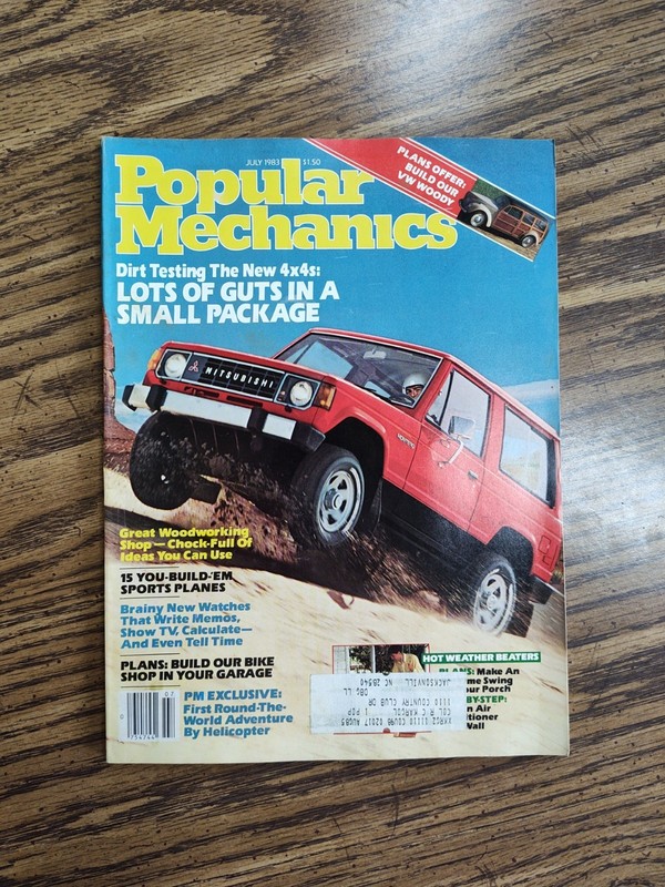Popular Mechanics July 1983 15 You-Build-Em Sports Planes, Porch Swing - Complet