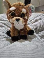 Ty Beanie Babies Buckley Deer Plush – 6” Soft Toy with Tags