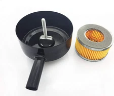 Filter Silencer 3/4PT 26Mm Male Thread 5 Inch Diameter Air Compressor Inlet Inta