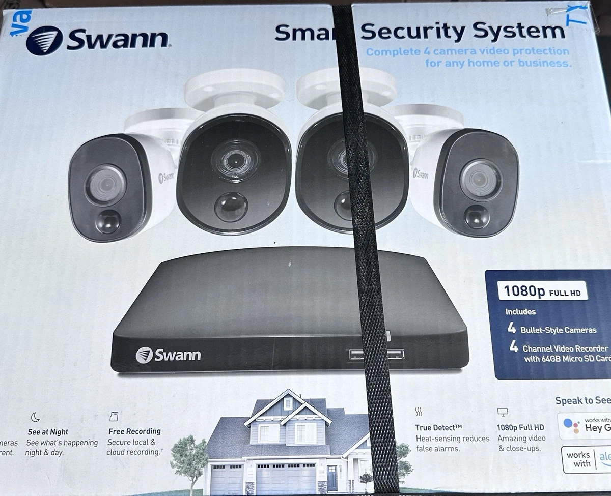 Swann IP & Smart Security Camera Systems 4 Cameras Included for