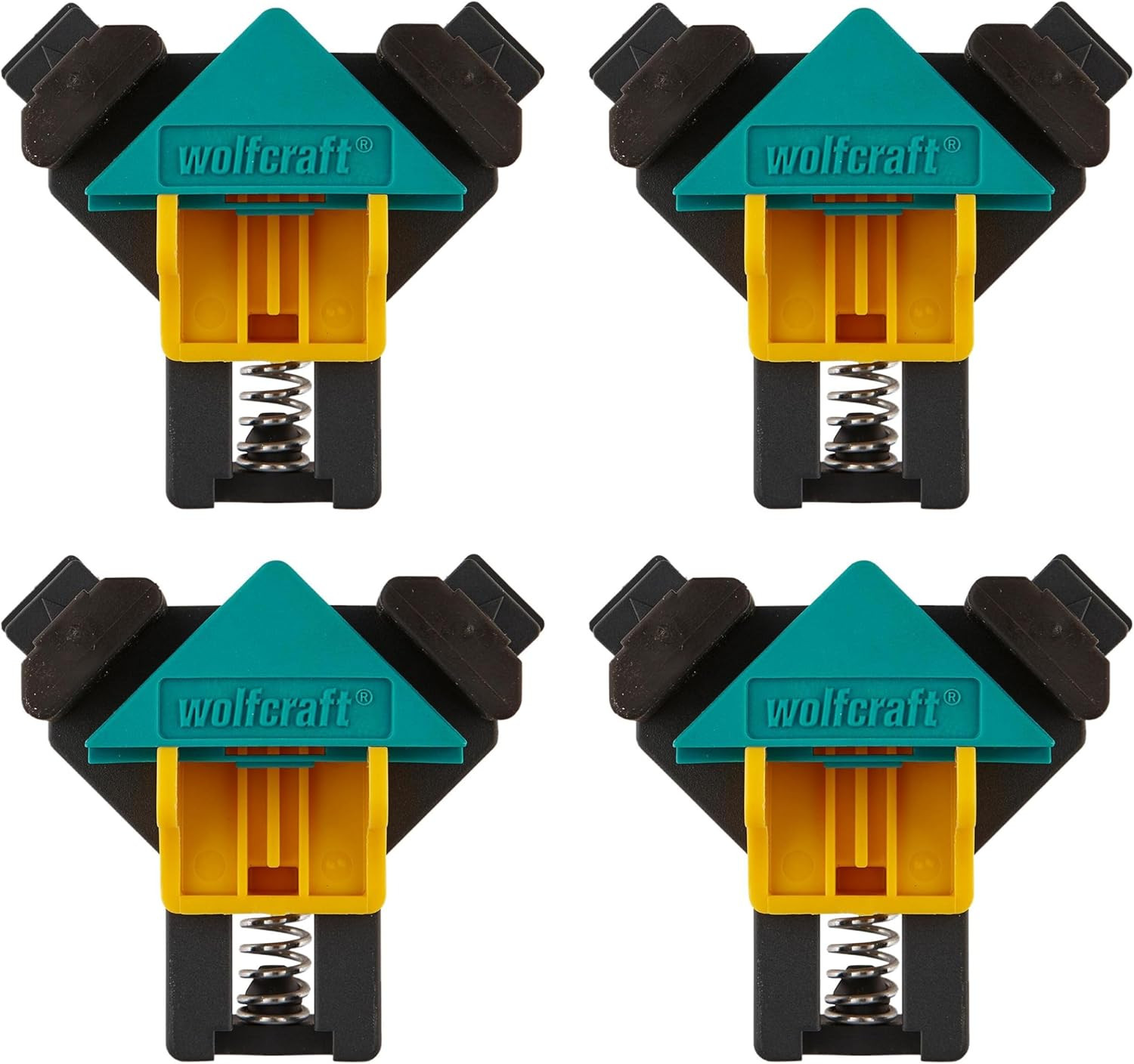 Morsetti Wolfcraft 8626000 per Giunzioni a 90° | Kit 4 Pezzi