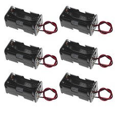 4 X 1.5v Aa Batteries Battery Holder Wire Leads