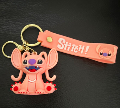 Disney Lilo & Stitch Schlüsselanhänger pink mit Stitch Anhänger  Stitch! 