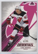 2024-25 Upper Deck Credentials Pink 2/99 Luke Hughes #43 12l5