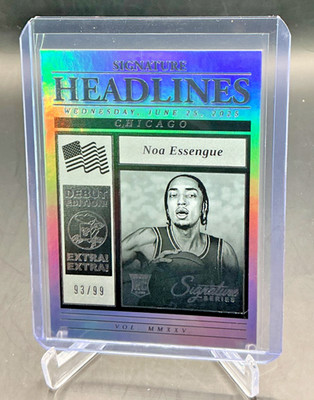 2025/26 Panini Signature Series Headlines NOA ESSENGUE RC Silver 93/99 #3
