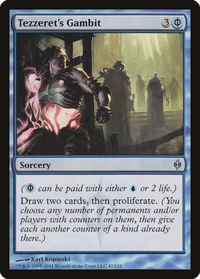 MTG Tezzeret's Gambit NPH English NM